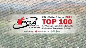 PGA of British Columbia 2021 Top 100